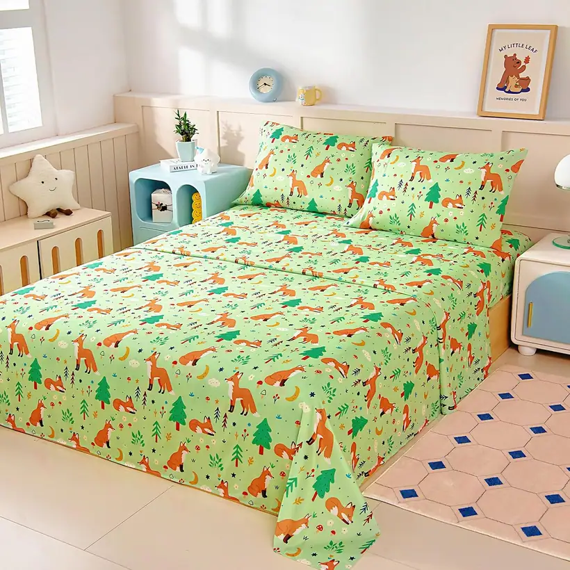 MCO Kids Foxes Twin Sheet Set
