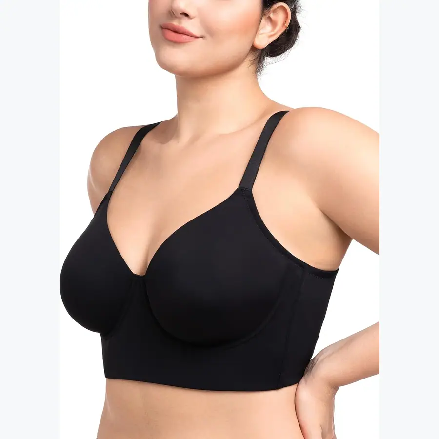 HSIA Bras for Women Minimizer Full Coverage Plus Size Underwire Longline