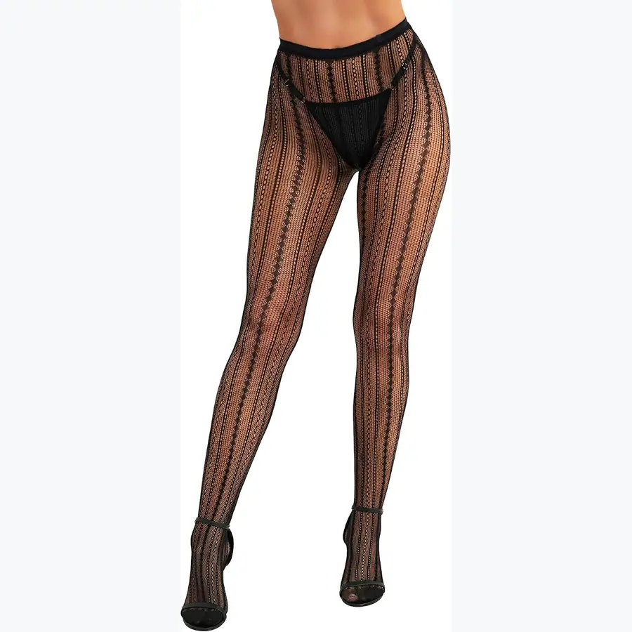 RSLOVE Womens Vintage Fishnet Lace Tights
