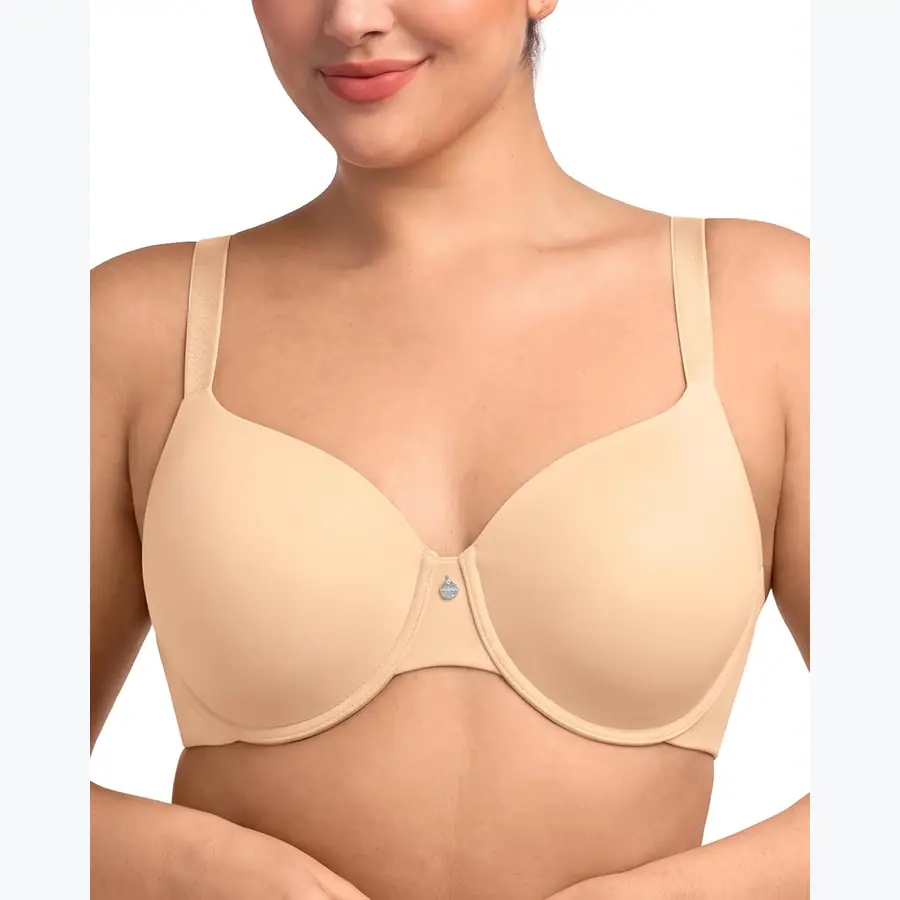 HSIA Minimizer Bras for Women Full Coverage Tshirt Underwire Lightly Lined