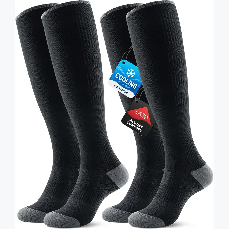 Benirap Breathable Compression Socks for Women Men